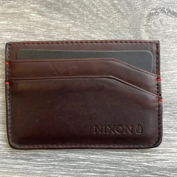 Nixon Legacy Card Wallet, dark brown - Picture 2 of 5